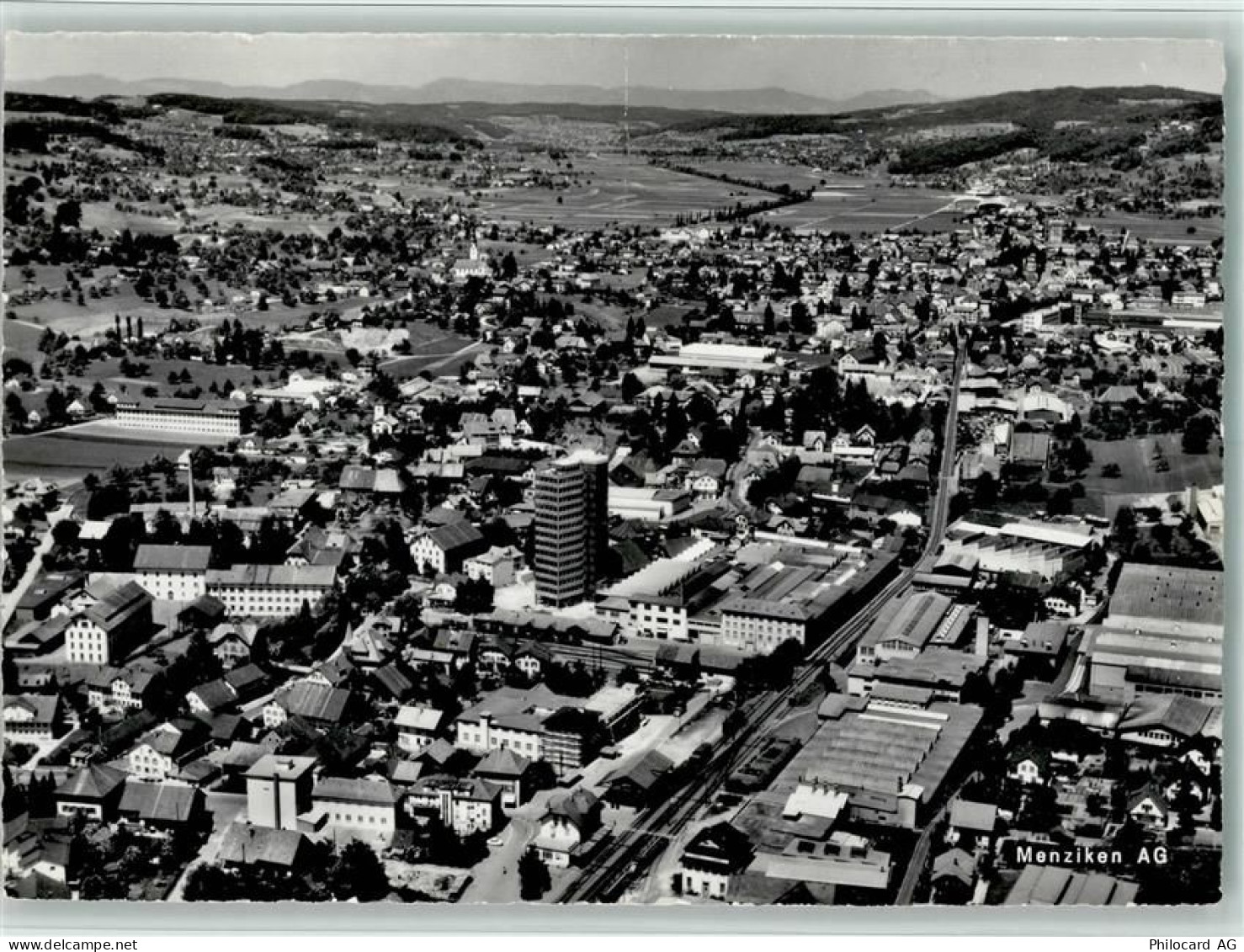 5737 Menziken 1969 Gebrauchsspuren Luftbild Photoglob FL 3171 - 13098013