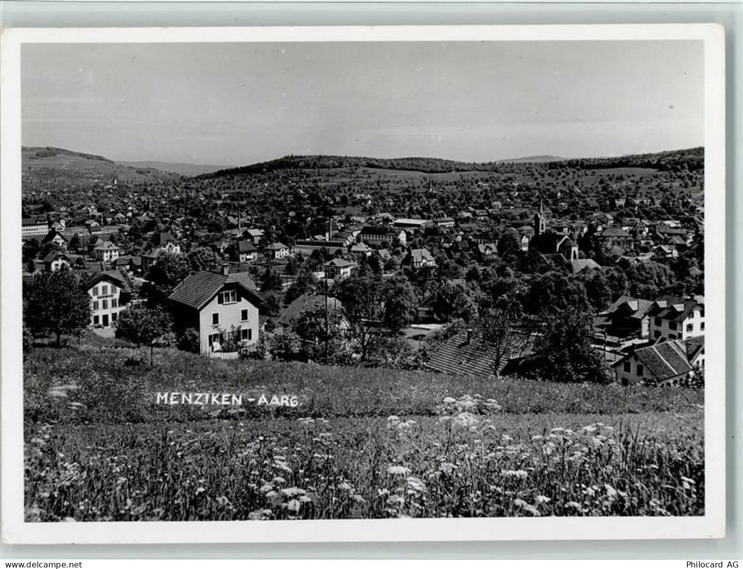 5737 Menziken Foto AK Vue generale, gute Erhaltung AK - 13077509