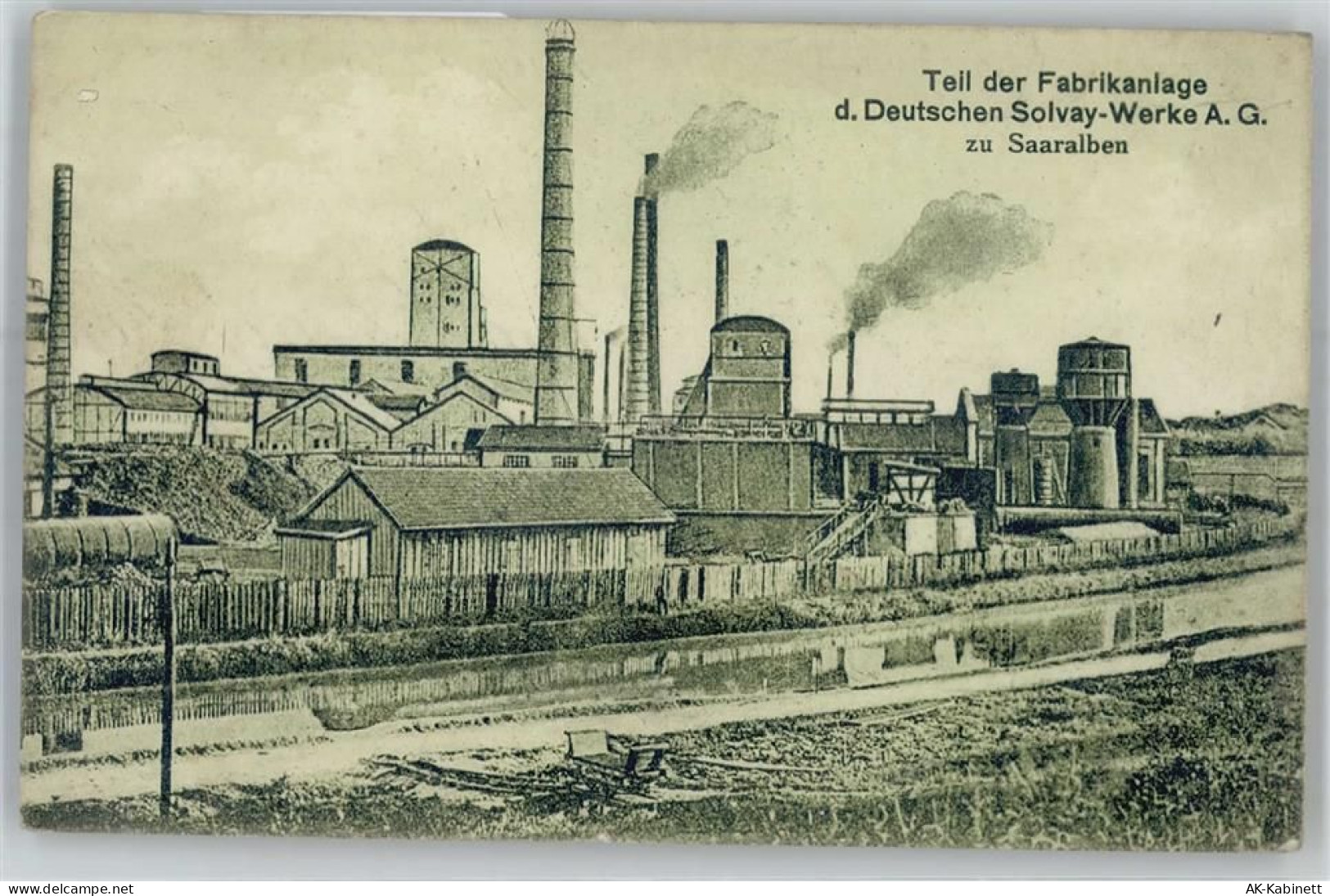 57430 Sarralbe - Fabrikanlage Solvay-Werke AG - 51216244