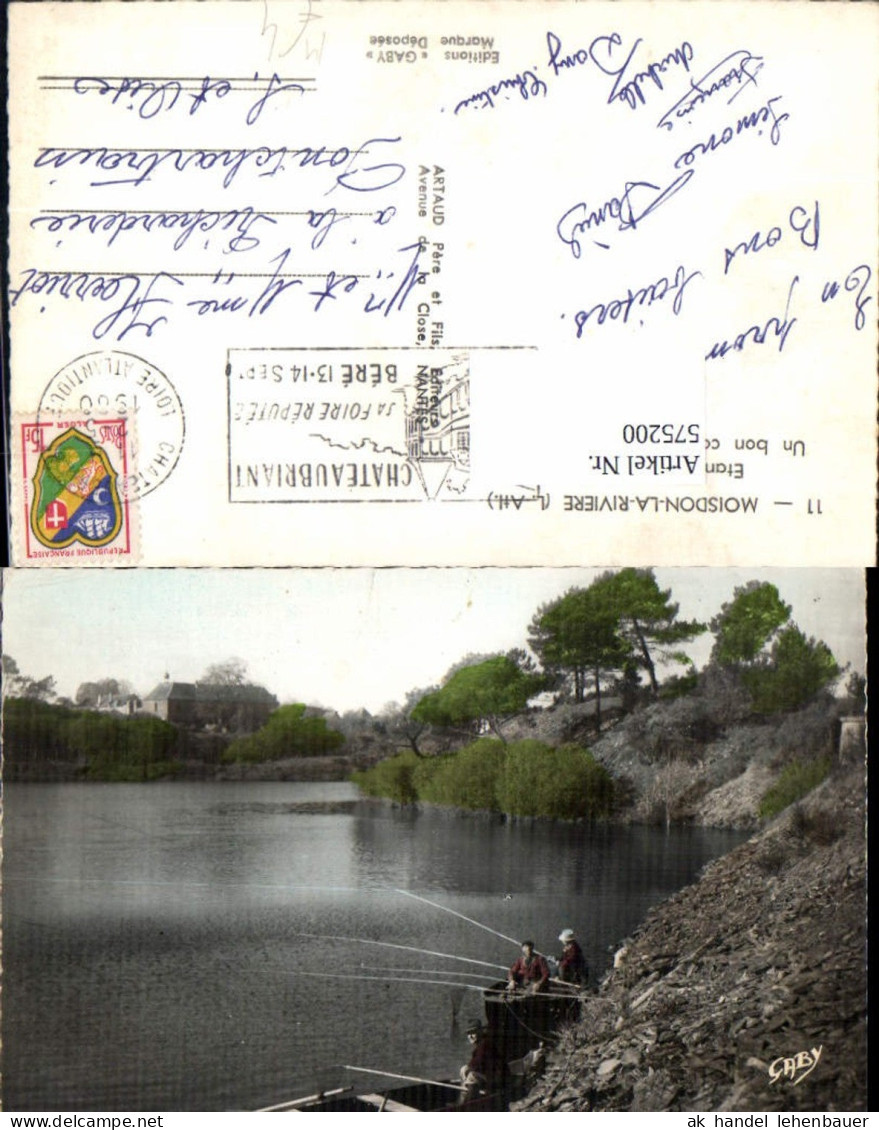 575200,France Moisdon-La-Riviere Etang de la Forge Un bon coin pour les pecheurs Angeln Fischen