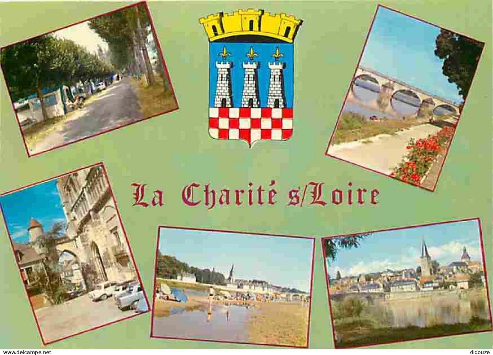 58 - La Charité sur Loire - Multivues - Automobiles - Blasons - Carte Neuve - CPM - Voir Scans Recto-Verso