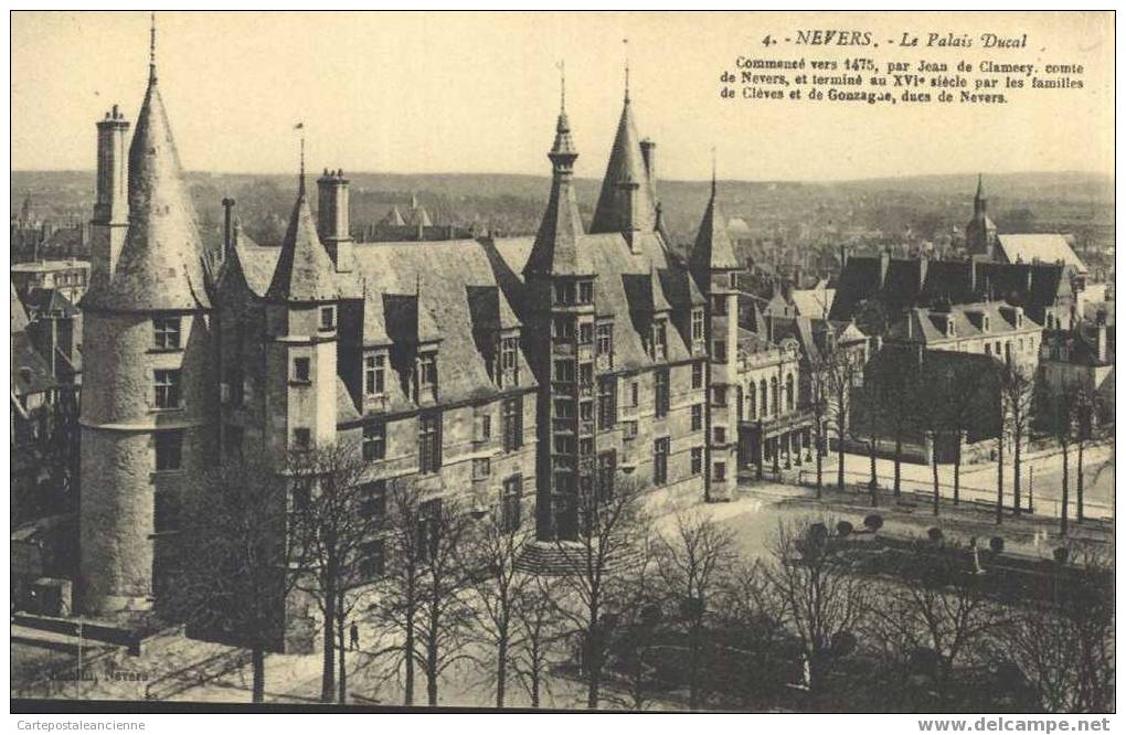 58 Nievre NEVERS CPA 1910s PALAIS DUCAL Ed ROBLIN N°4 ETAT PARFAIT /C1164