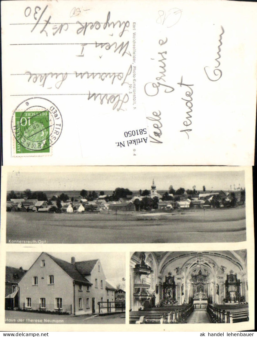 581050,tolle AK Konnersreuth Oberpfalz Tirschenreuth