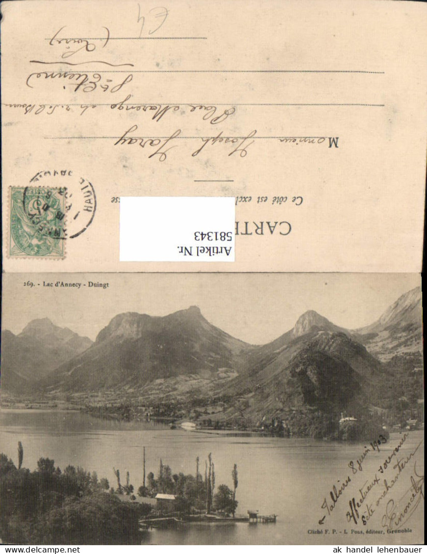581343,France Lac d Annecy Duingt