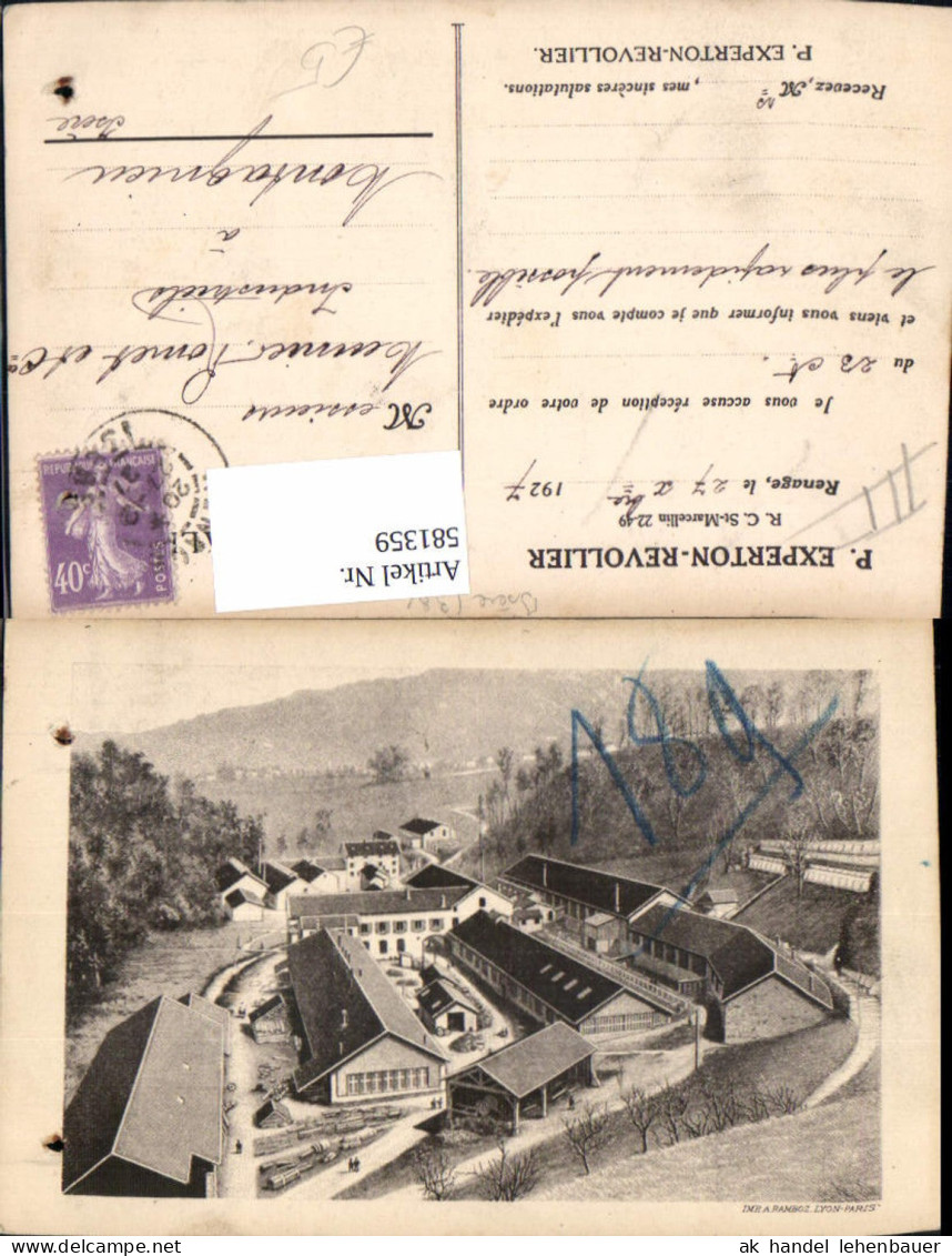 581359,France Renage P. Experton-Revollier Fabrik