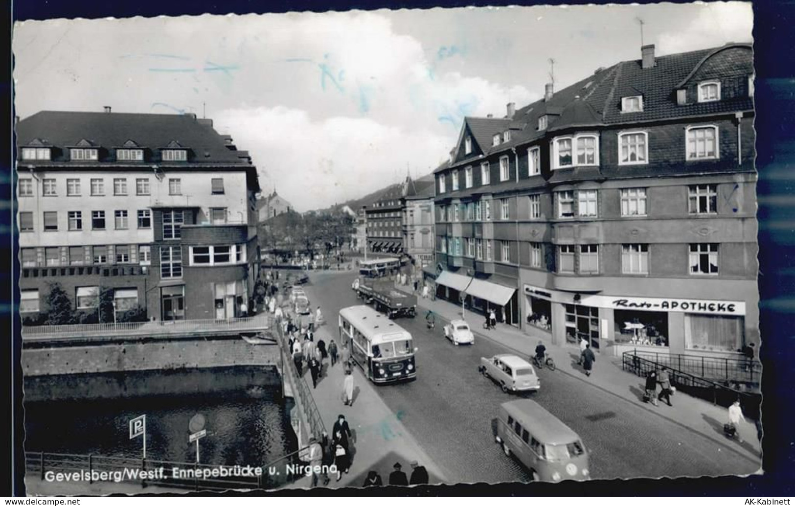 58285 W5820 Gevelsberg - Ennepebrücke Nirgena Apotheke Omnibus - 51652705