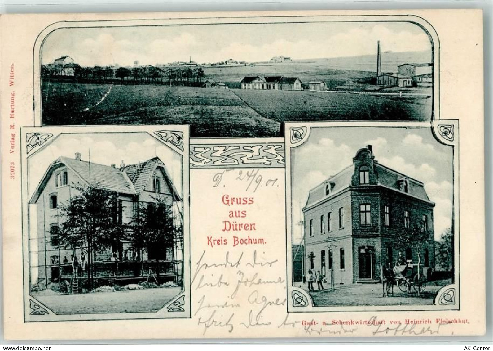 58452 W5810 Düren 1901 - Gasthaus Schenkwirtschaft Heinrich Fleischhut... - 13610063