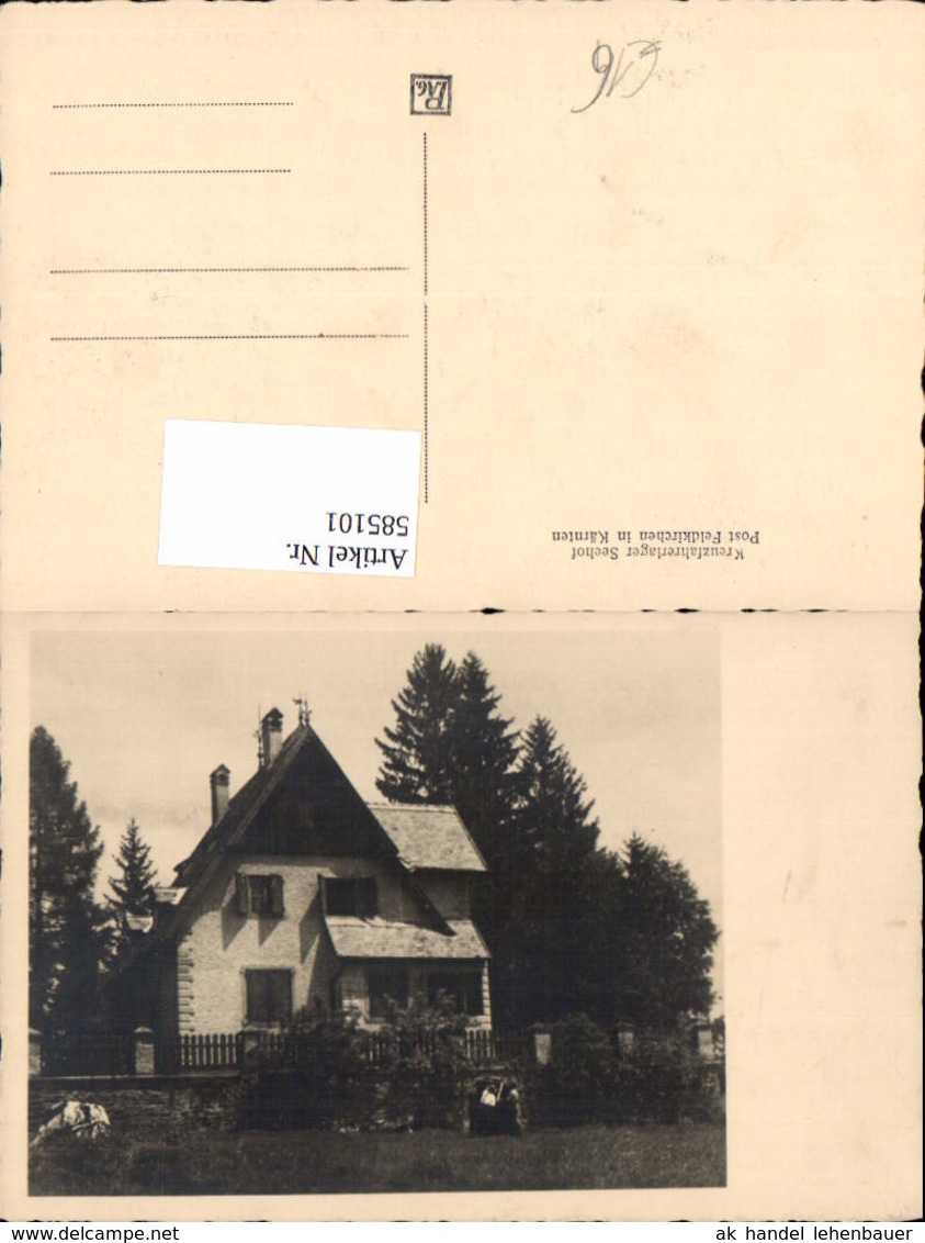 585101,Foto Ak Seehof Kreuzfahrerlager Feldkirchen in K&auml;rnten