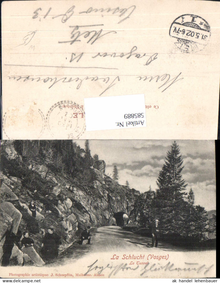 585889,La Schlucht Vosges Le Tunnel Xonrupt-Longemer France