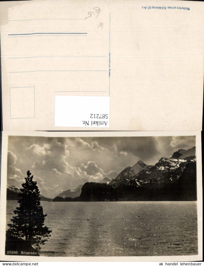 587212,Silsersee Sils im Engadin/Segl Switzerland