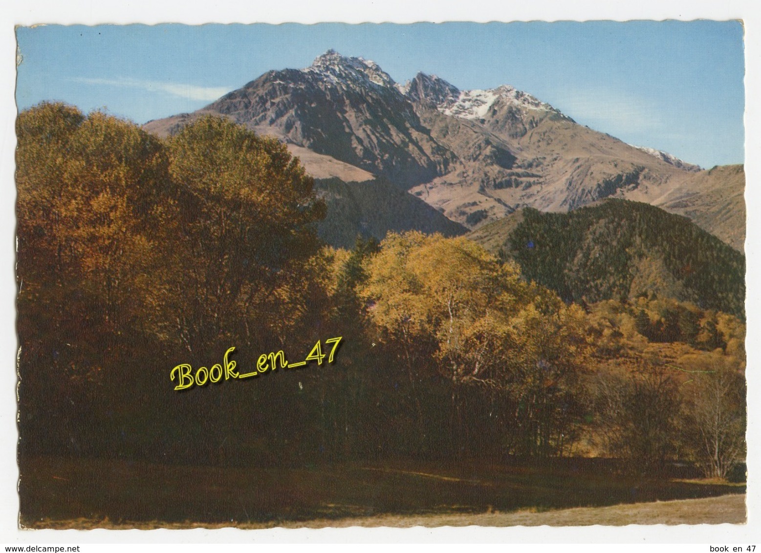 {58787} 65 Hautes Pyrénées Le Massif de l' Arbizon , vu de la route touristique de Gouaux à Bordères Louron