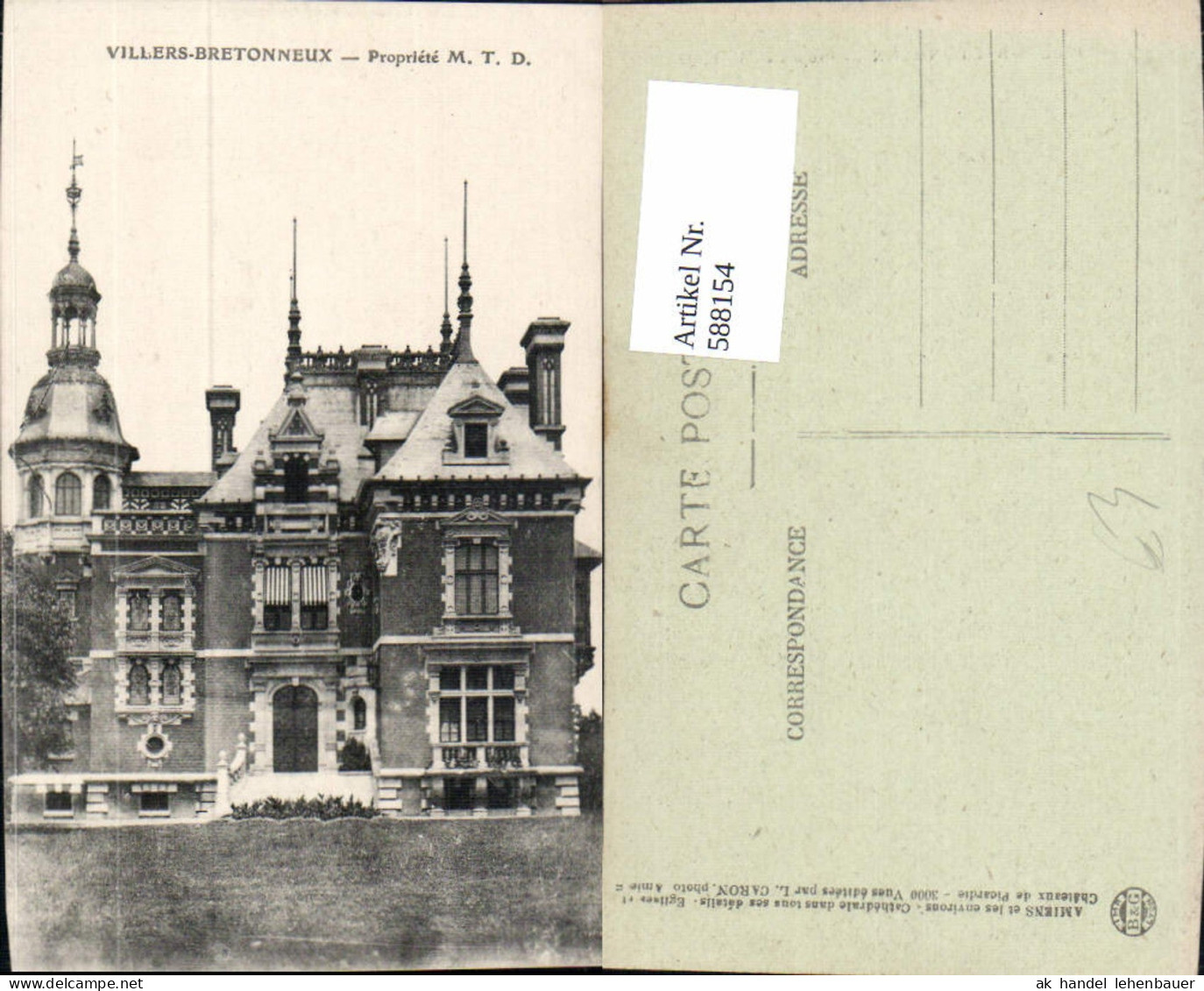 588154,Villers-Bretonneux Propriete France
