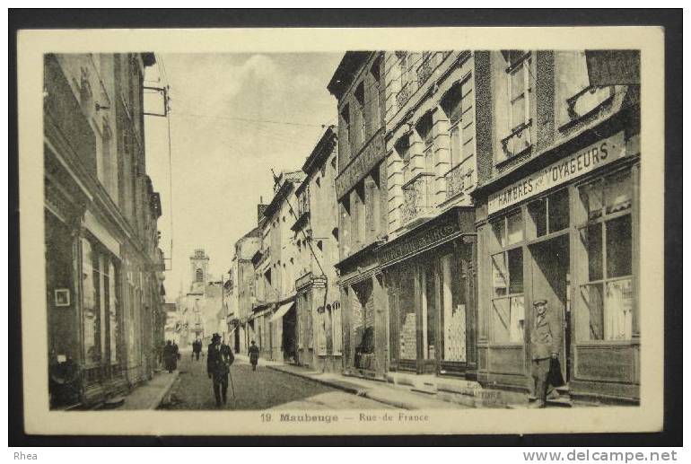59 19. Maubeuge - Rue France rue de france mercerie chambre a louer sépia D59D K59392K C59392C RH005275