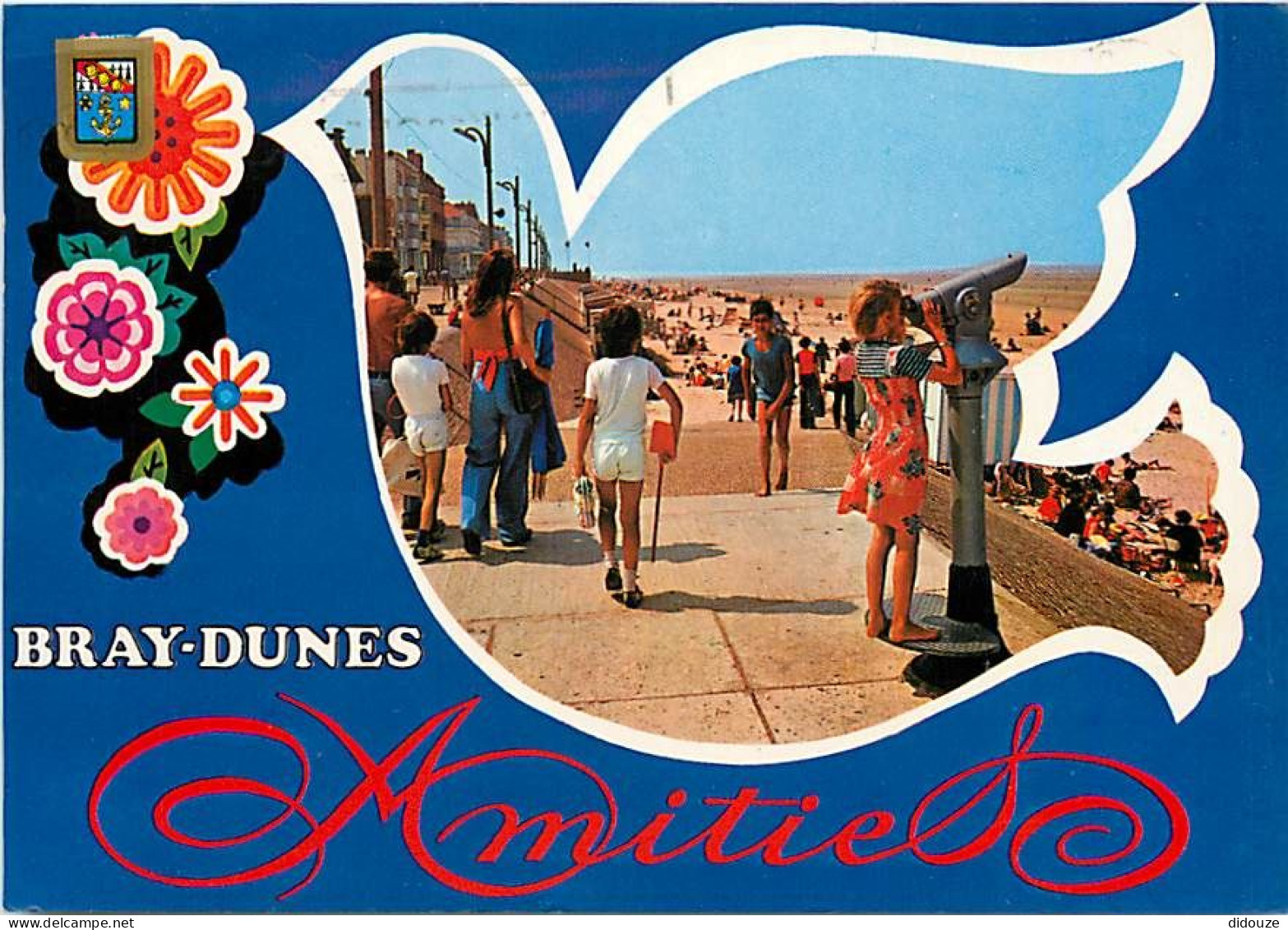 59 - Bray Dunes - L'Esplanade et la plage - Jumelles - CPM - Voir Scans Recto-Verso