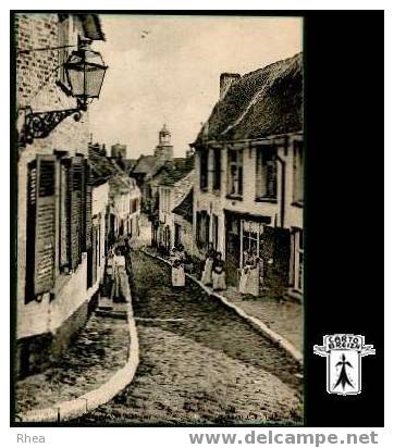 59 Cassel - 39. CASSEL - Rue du Château -  cpa Rhea D59D  K59135K  C59135C