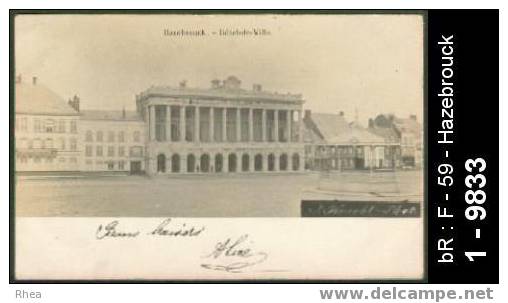 59 Hazebrouck - Hazebrouck - Hôtel-de-Ville - mairie, kiosque - mairie hotel de ville kiosque /  D59D  K59295K  C59295C