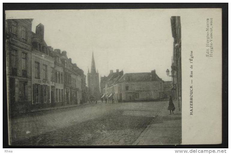 59 Hazebrouck HAZEBROUCK - Rue l'Eglise rue de l'eglise D59D K59295K C59295C RH013310