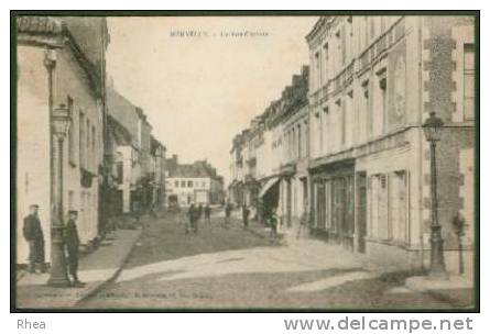 59 Merville MERVILLE - La Rue Croisée rue croisee reverbere D59D K59400K C31341C RH010209