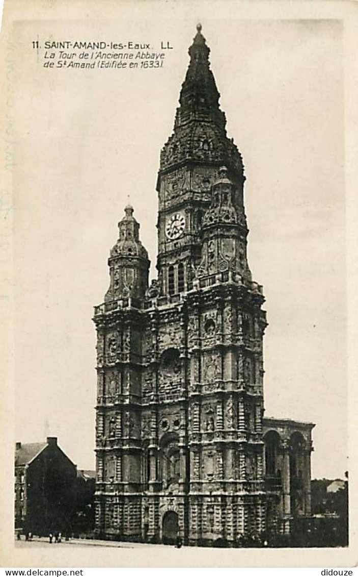 59 - Saint Amand les Eaux - La Tour de l'Ancienne Abbaye - CPA - Voir Scans Recto-Verso