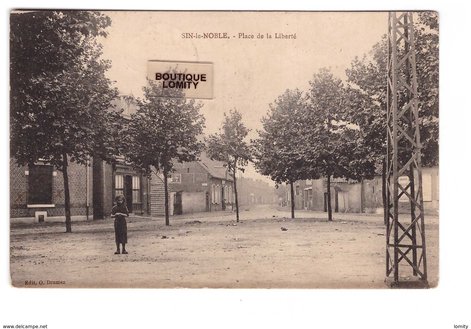 59 sin le noble place de la liberté cachet sin noble 1913 edit Drumez