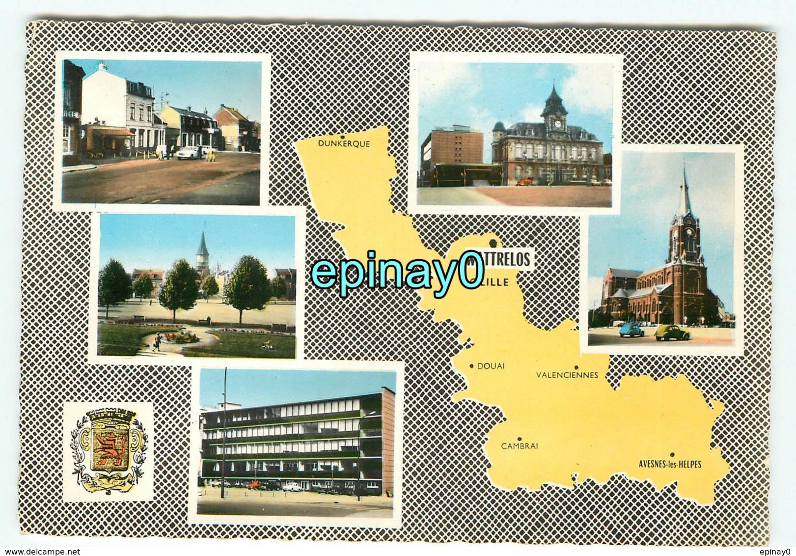 59 - WATTRELOS - carte multivues