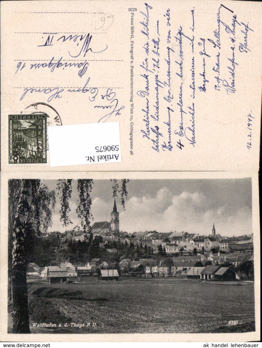 590675,Waidhofen an der Thaya Ansicht