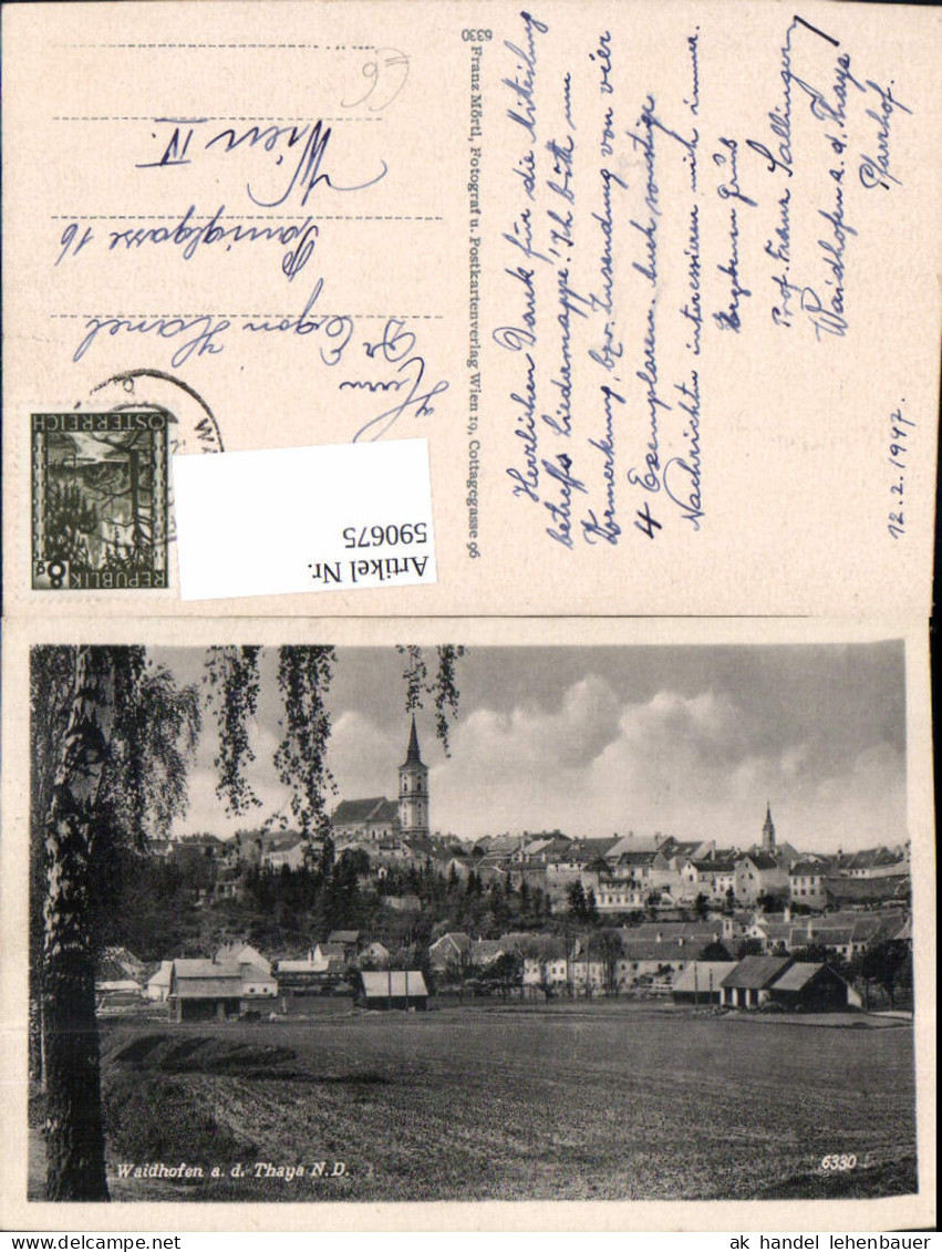590675,Waidhofen an der Thaya Ansicht