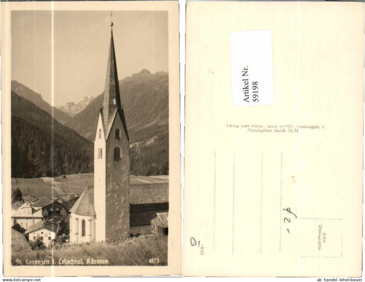 59198,St Lorenzen im Lesachtal 1940
