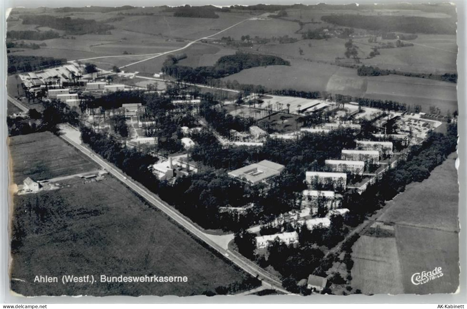 59227 W4730 Ahlen , Westf Gebrauchsspuren Fliegeraufnahme, Bundeswehrkas... - 51108450