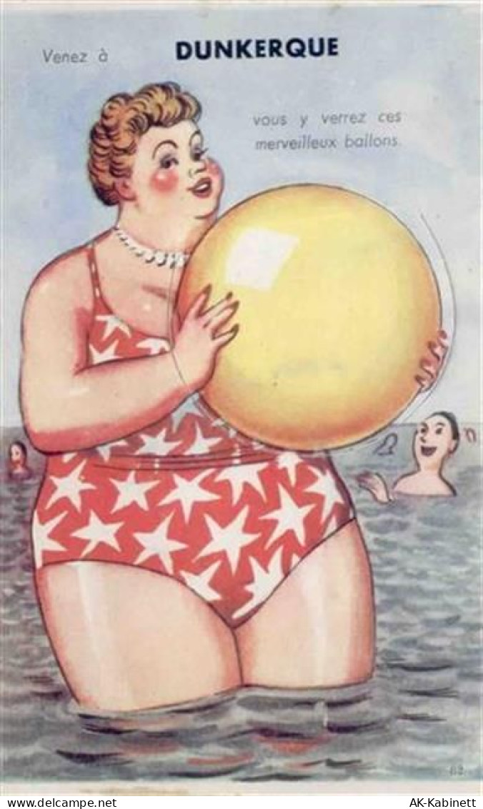 59240 Dunkerque - Dunkerque (Frankreich) Leporello, Ballspiel im Wasser ... - 55095060