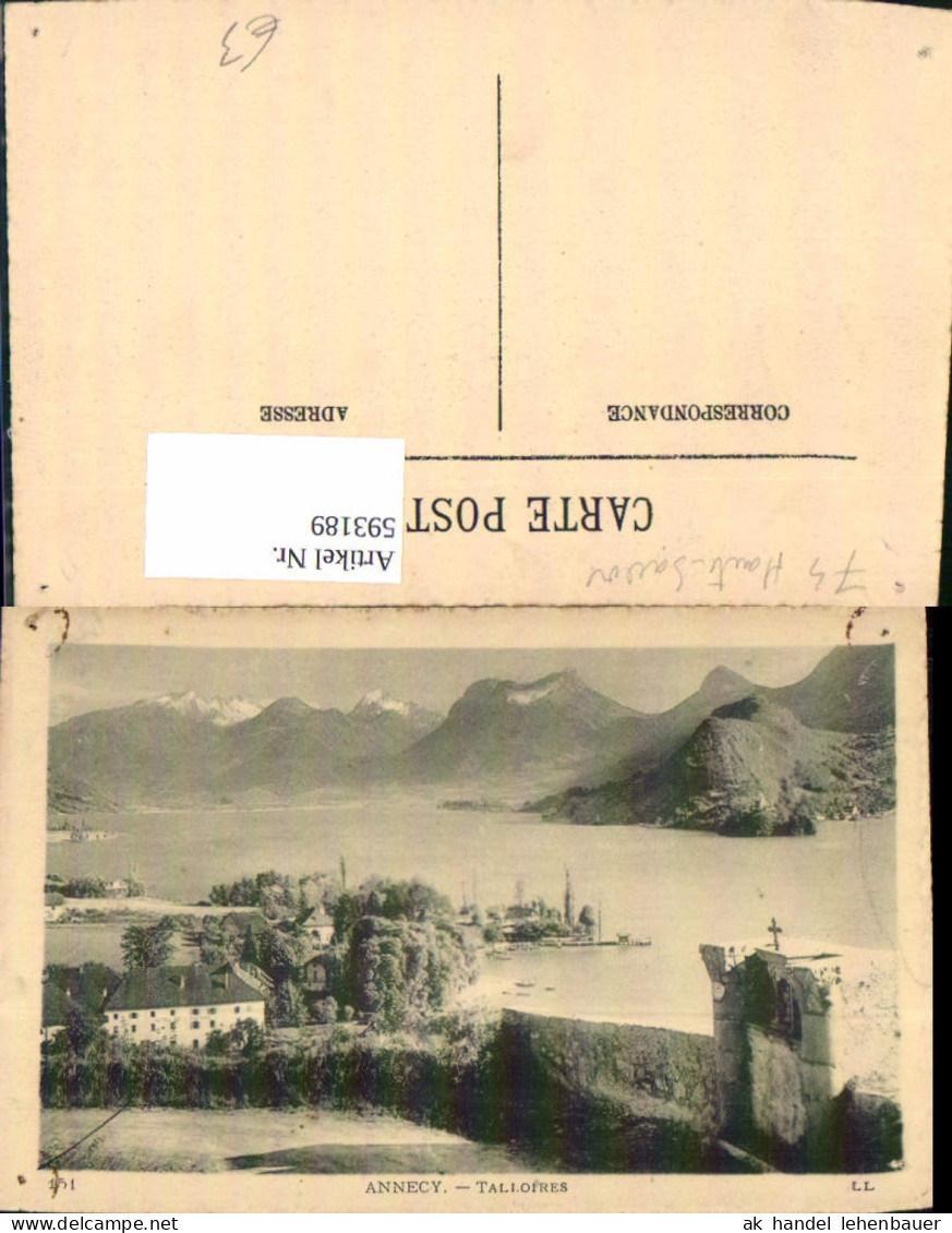 593189,Annecy Lac d Annecy Talloires France