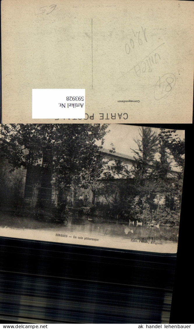 593928,Sorgues Un coin pittoresque France