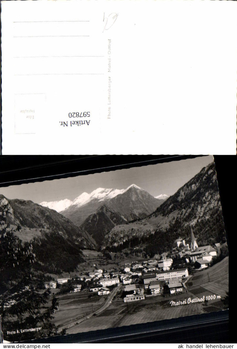 597820,Foto Ak Matrei in Osttirol Totale