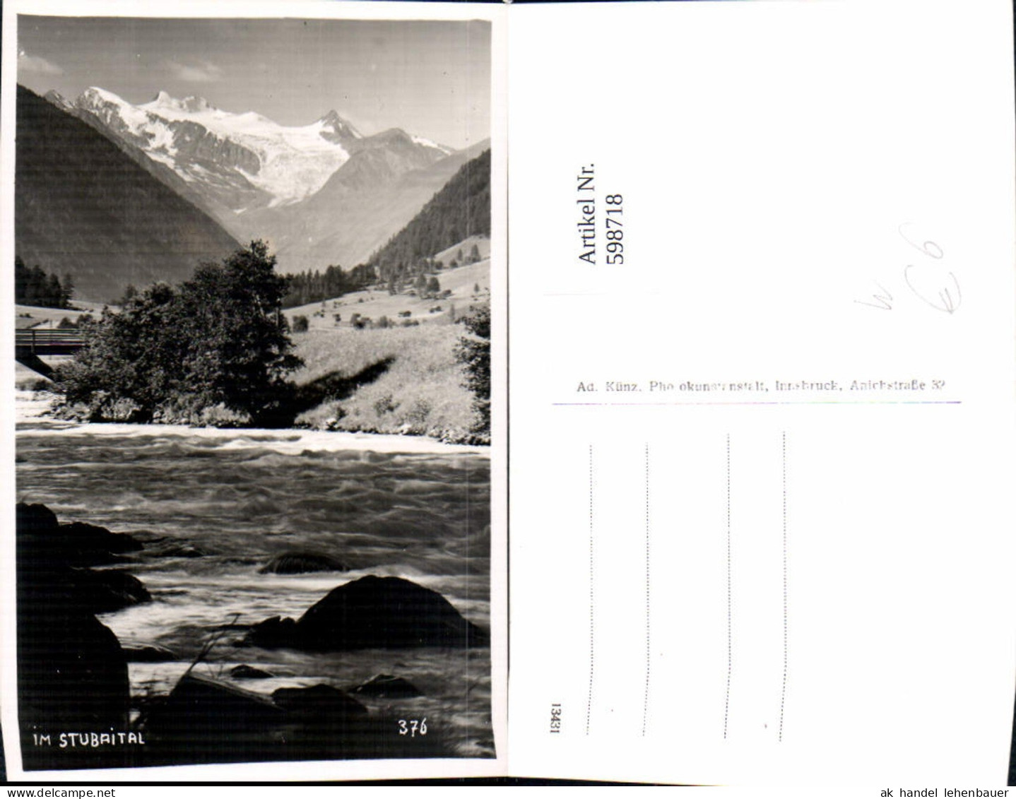 598718,Foto Ak Im Stubaital Neustift im Stubaital