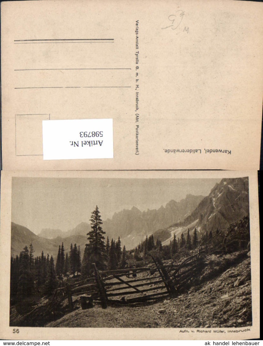 598793,Karwendel Lalidererw&auml;nde Hinterri&szlig; Vomp