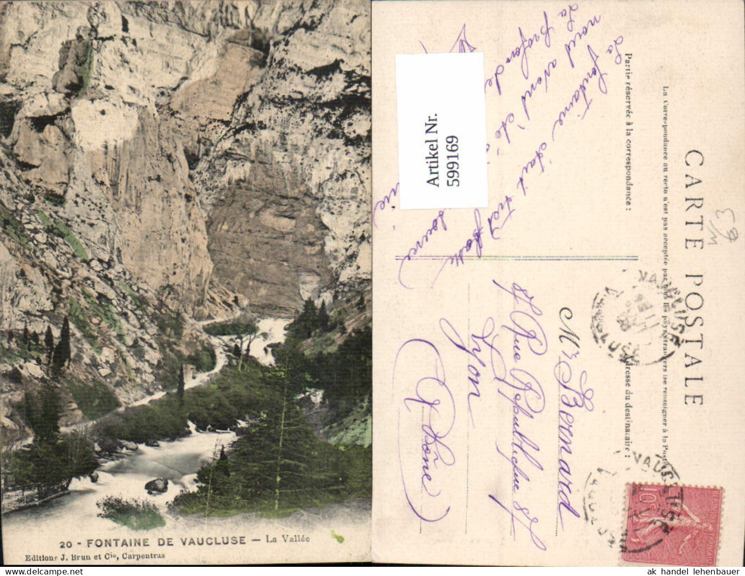 599169,Fontaine de Vaucluse Fontaine-de-Vaucluse La Vallee France
