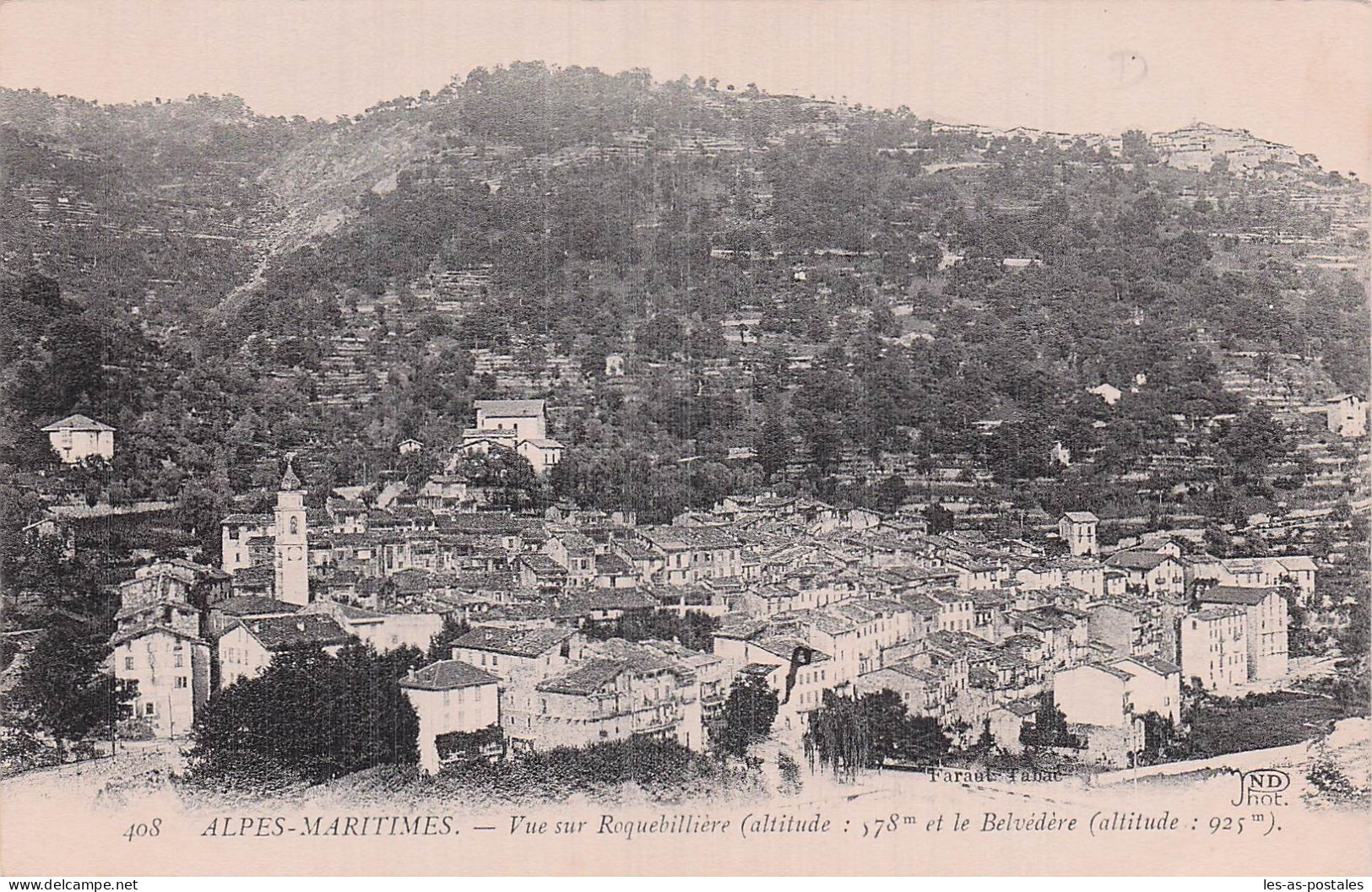 6 ROQUEBILLIERE VUE SUR ROQUEBILLIERE ET LE BELVEDERE