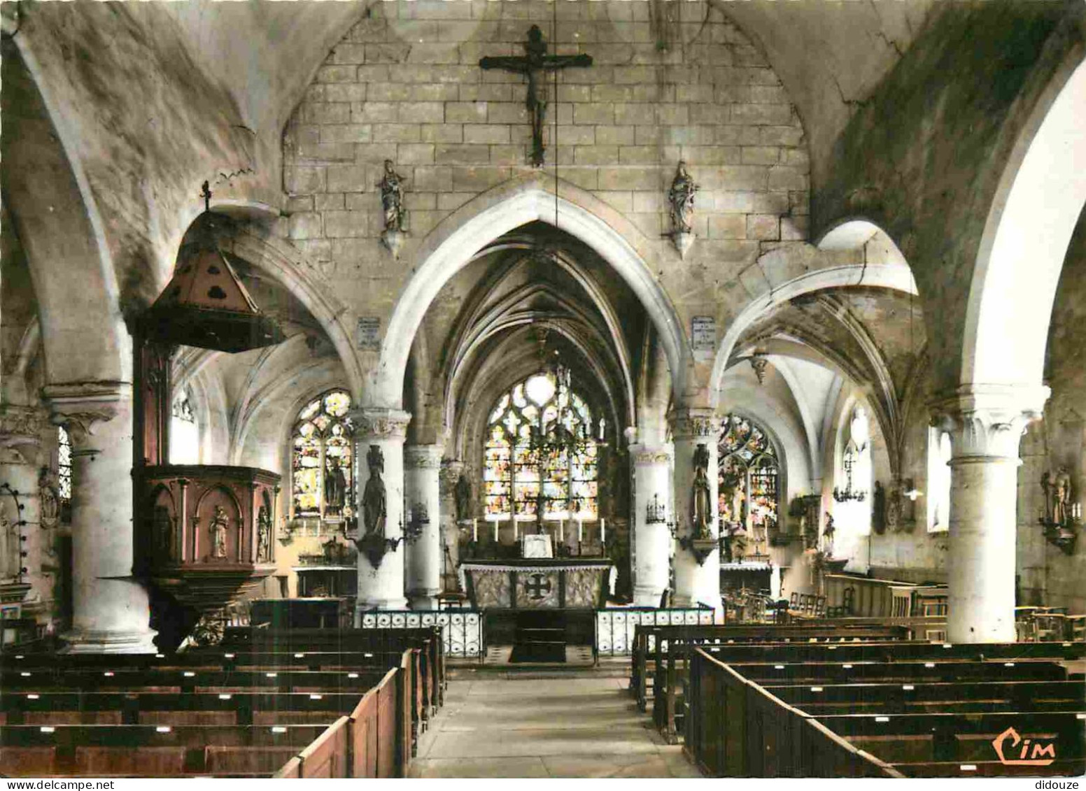 60 - Boran sur Oise - Chœur de l'Eglise - Mention Photographie véritable - Carte Dentelée - CPSM grand format - Voir Sca