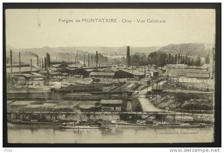 60 Montataire Forges de MONTATAIRE Oise - Vue G?n?rale forge cheminee usine D60D K60414K C60414C RH010475