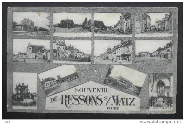60 Ressons-sur-Matz multi vue souvenir de    D60D  K60533K  C60533C RH044918