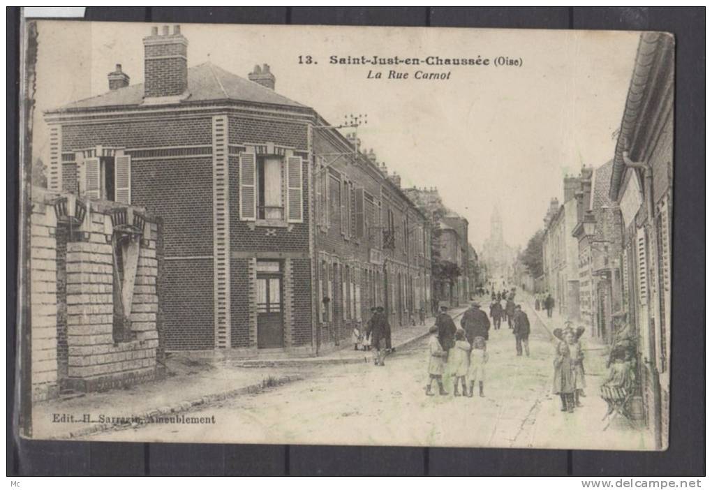 60 - Saint Just en Chaussée - La rue Carnot