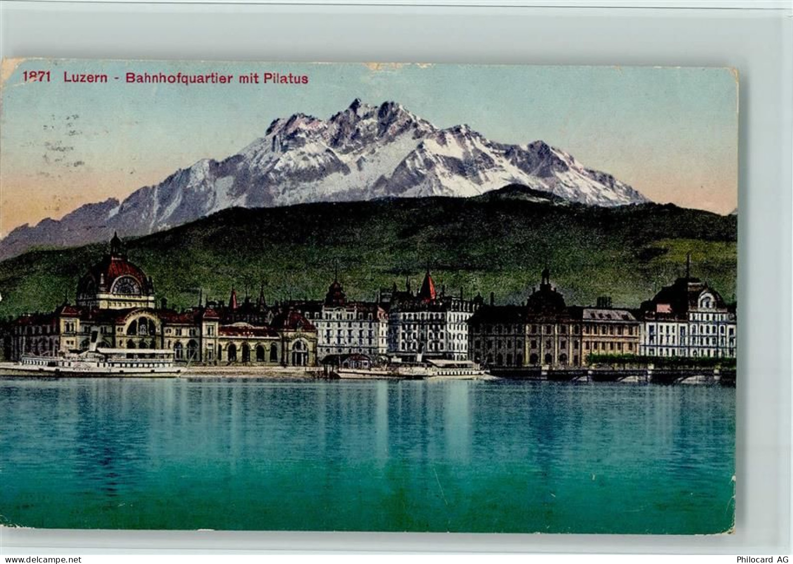 6000 Luzern Lucerne - Bahnhofquartier mit Pilatus Personen - 12114944