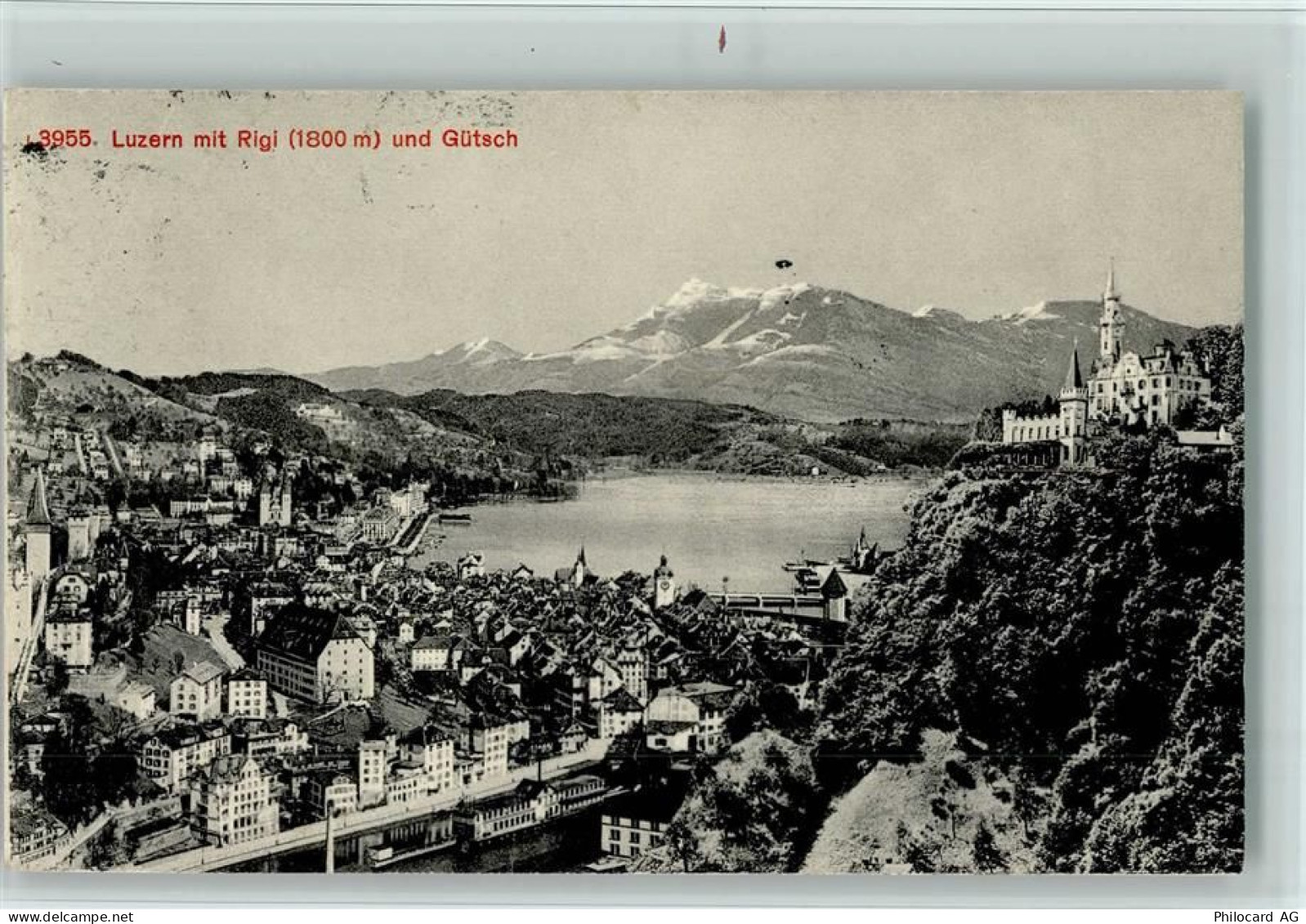 6000 Luzern Lucerne - Luzern mit Rigi und Gütsch - 12114892