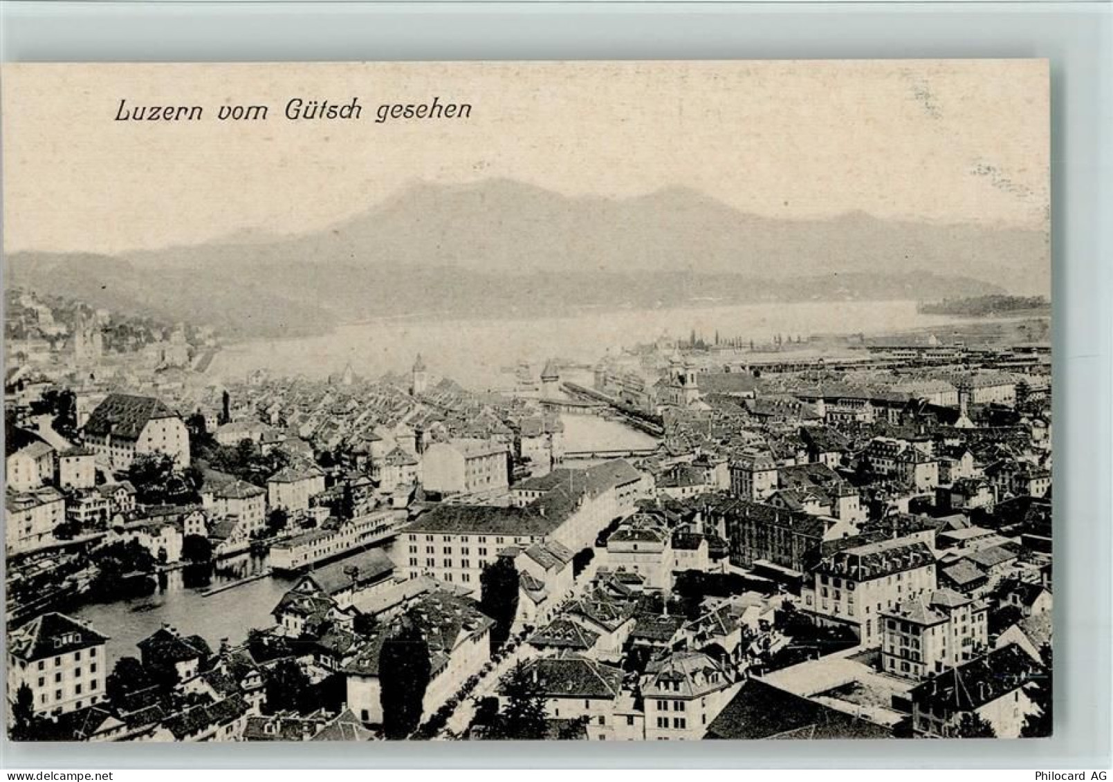 6000 Luzern Lucerne - Luzern vom Gütsch gesehen - 12114914