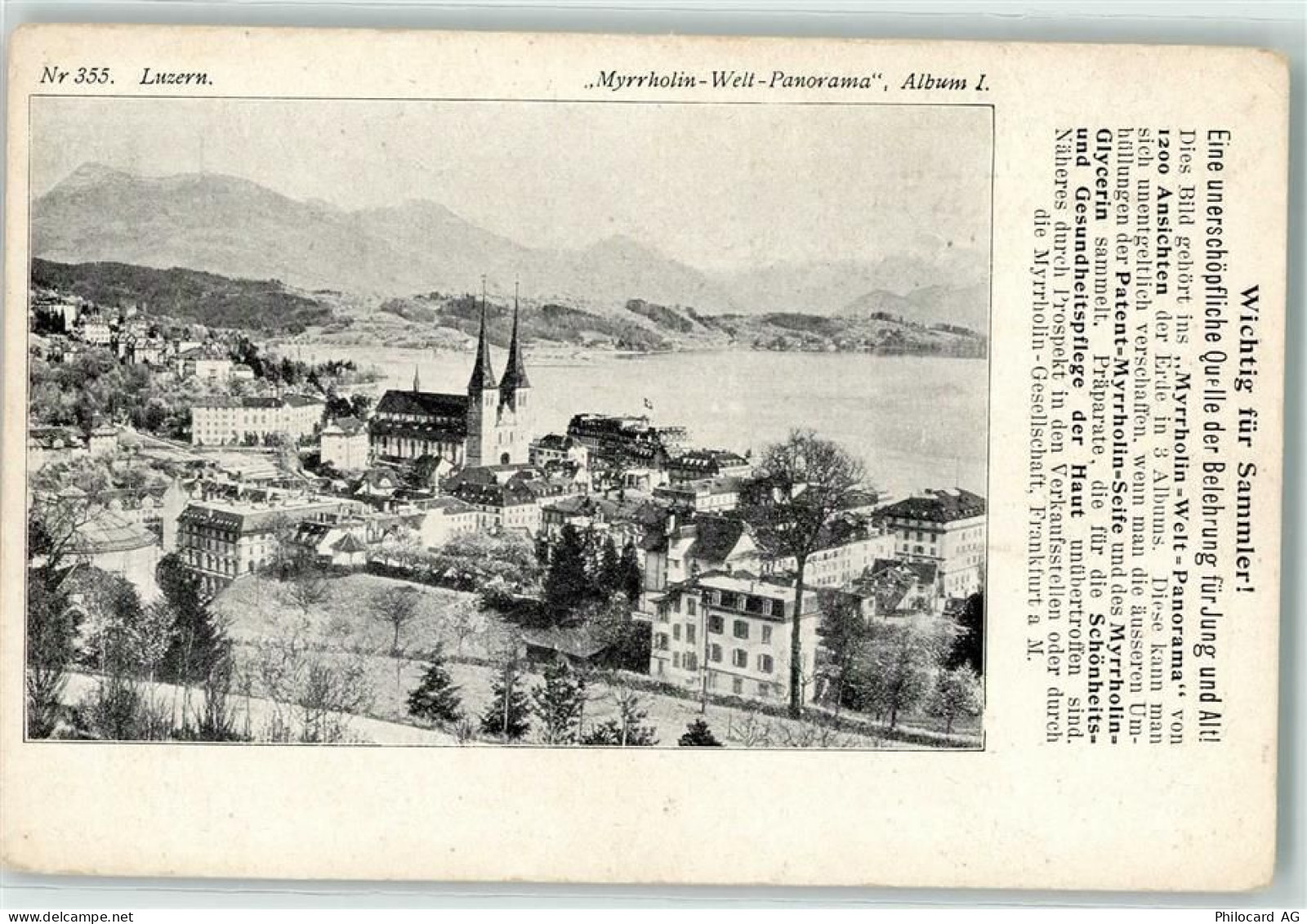 6000 Luzern Lucerne - Myrrholin Welt Panorama - 10610668