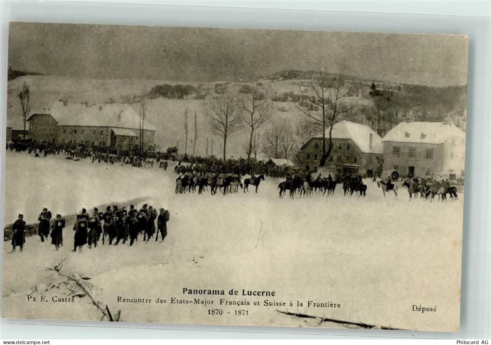 6000 Luzern Lucerne - Panorama de Lucerne Recontre des Etats Mayor Franc... - 39403034