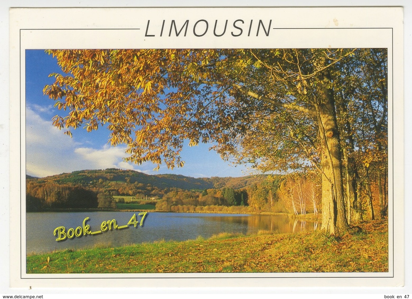 {60037} Limousin ; plan d' eau