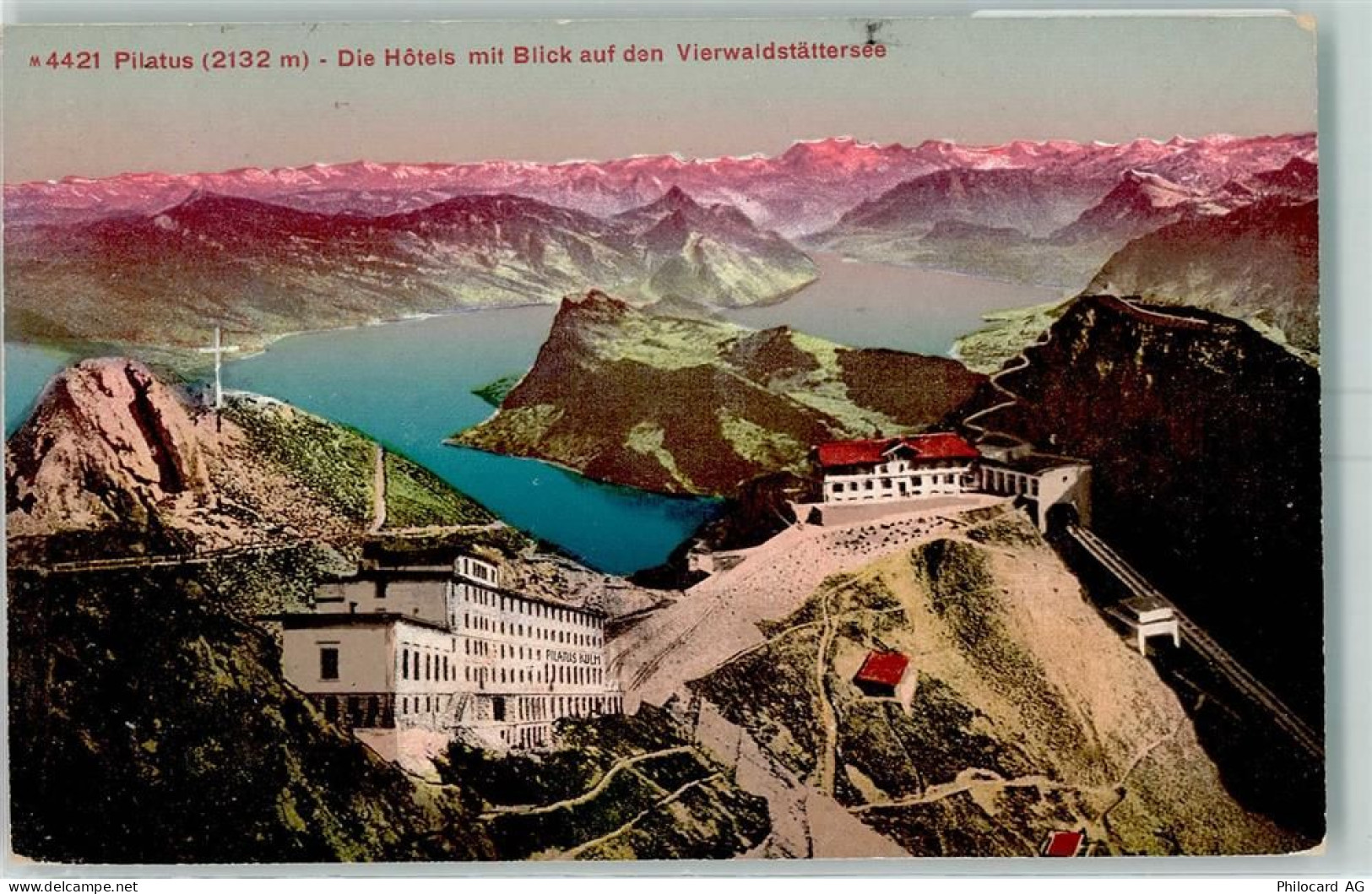 6010 Kriens 1912 - Pilatus Die Hotels mit Blick auf den Vierwaldstätters... - 10393394