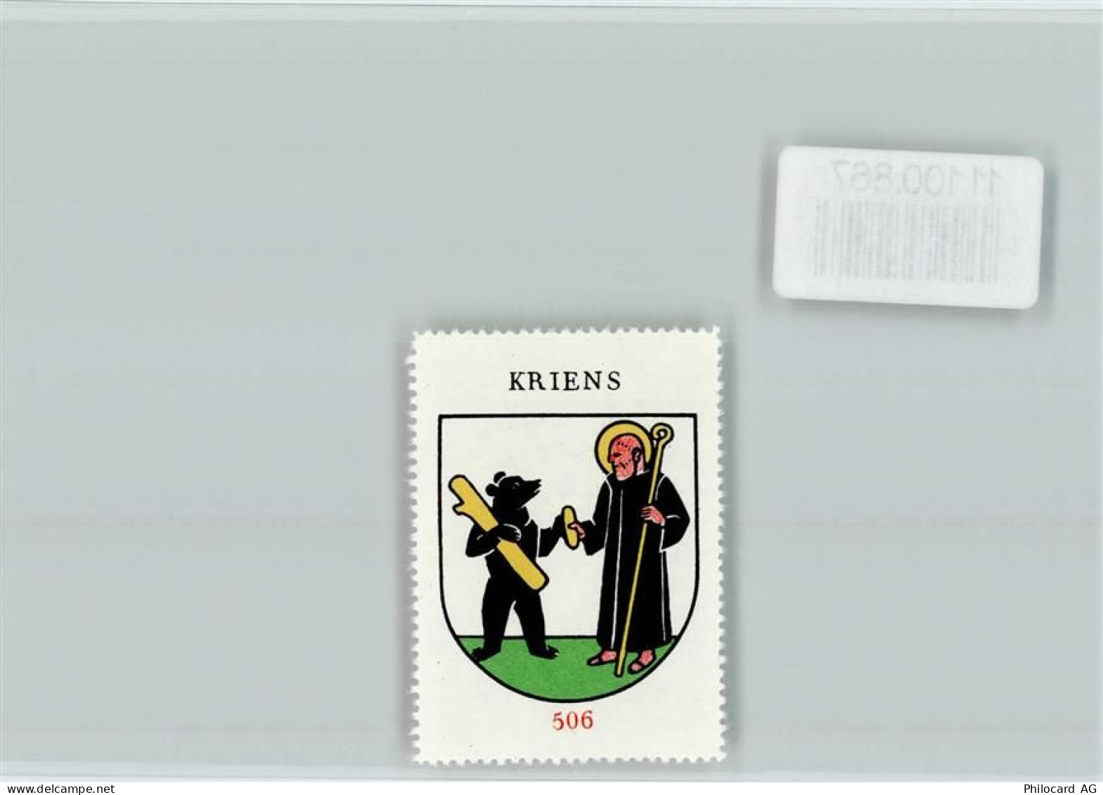 6010 Kriens - Vignette Wappen Kaffee Hag ca 1920-1940 Kriens - 11100867