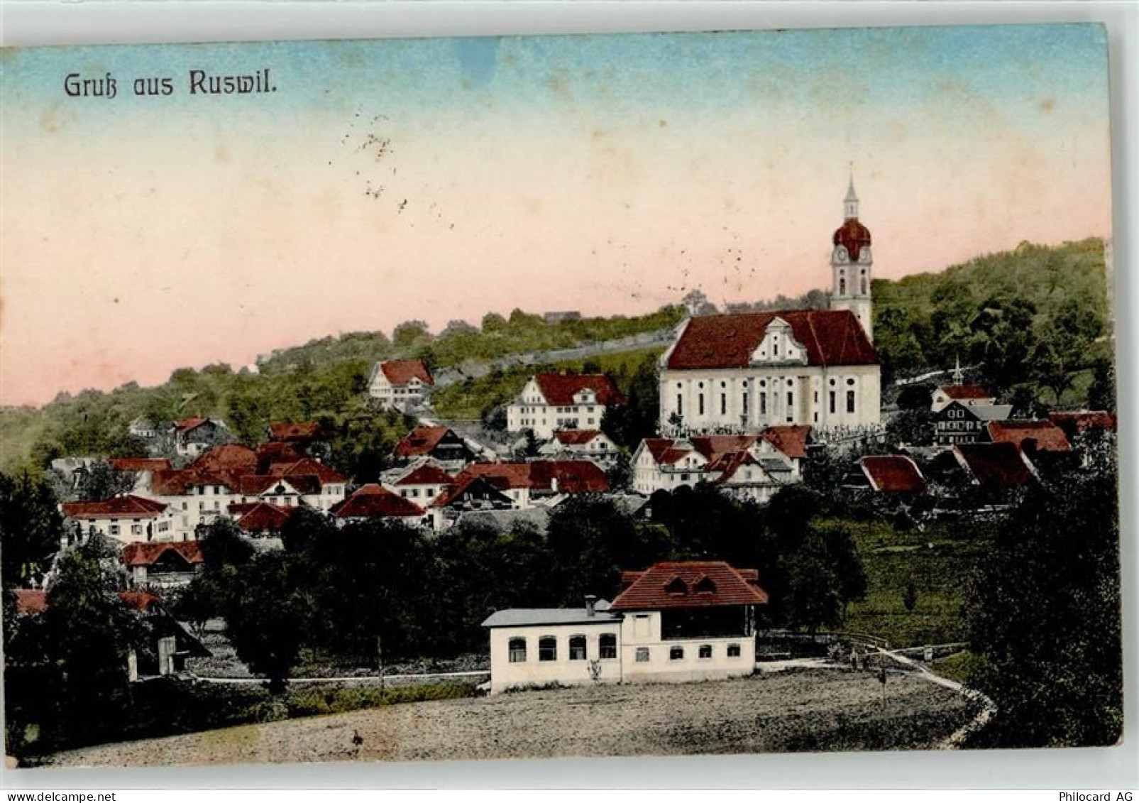 6017 Ruswil 1908 - Kirche - 52130861